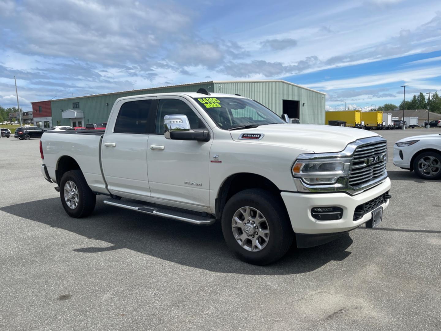 2023 WHITE RAM 2500 LARAMIE (3C6UR5FL1PG) with an 6.7L engine, Automatic transmission, located at 1960 Industrial Drive, Wasilla, 99654, (907) 274-2277, 61.573475, -149.400146 - Photo#4